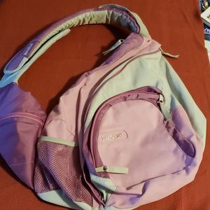 JANSPORT sling cross body  backpack excellent cond